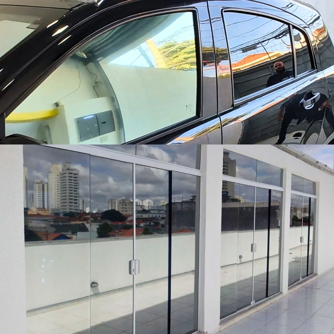 Película Insulfilm Prata Espelhada 1,0mx15m Auto Residencial