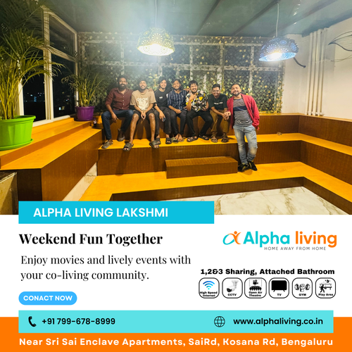 Weekends come alive at Alpha Living Lakshmi Coliving PG in Kadubeesanahalli..png