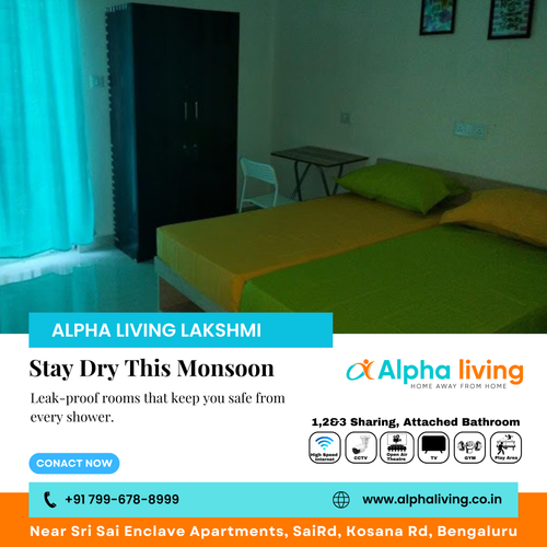 Alpha Living Lakshmi Coliving PG in Kadubeesanahalli is ready for every monsoon..png
