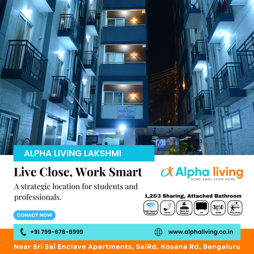 Live close to your office or college at Alpha Living Lakshmi Coliving PG.png