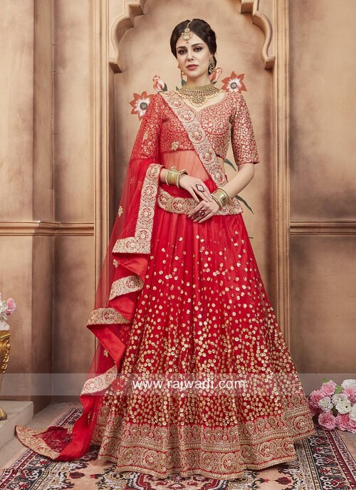 Women's Bridal Embroidered Lehenga Choli red2.jpg