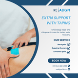 Taping can make a big difference during injury recovery.