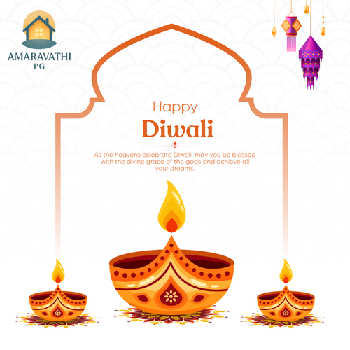Happy Diwali from Amaravathi Luxury PG for Ladies