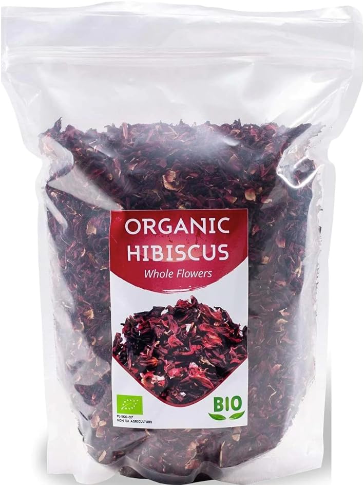 Biologische Hibiscus Bloemen | Egyptisch | Premium kwaliteit | 1 kg BIO