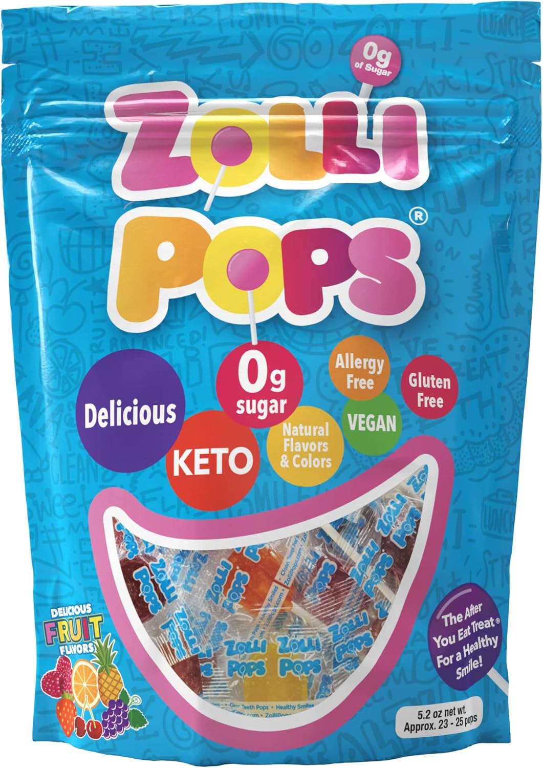 Zollipops lolly‘s voor schone tanden, lolly‘s tegen gaatjes