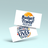 minimalistic business card mockup