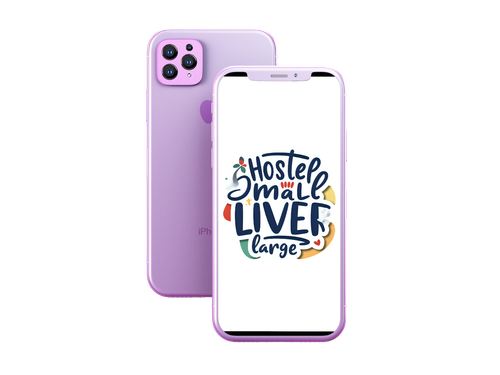 flying iphone 12 mockup