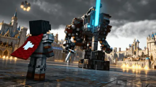 Knight, background castle.webp