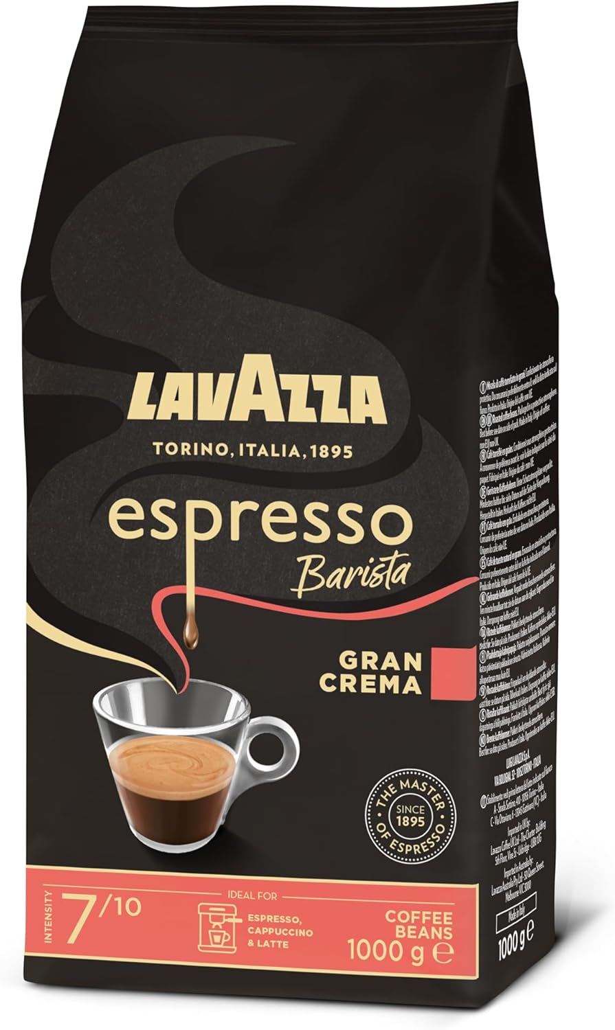 Lavazza Koffiebonen, espresso Barista Gran Crema, per stuk verpakt (1 x 1 kg)