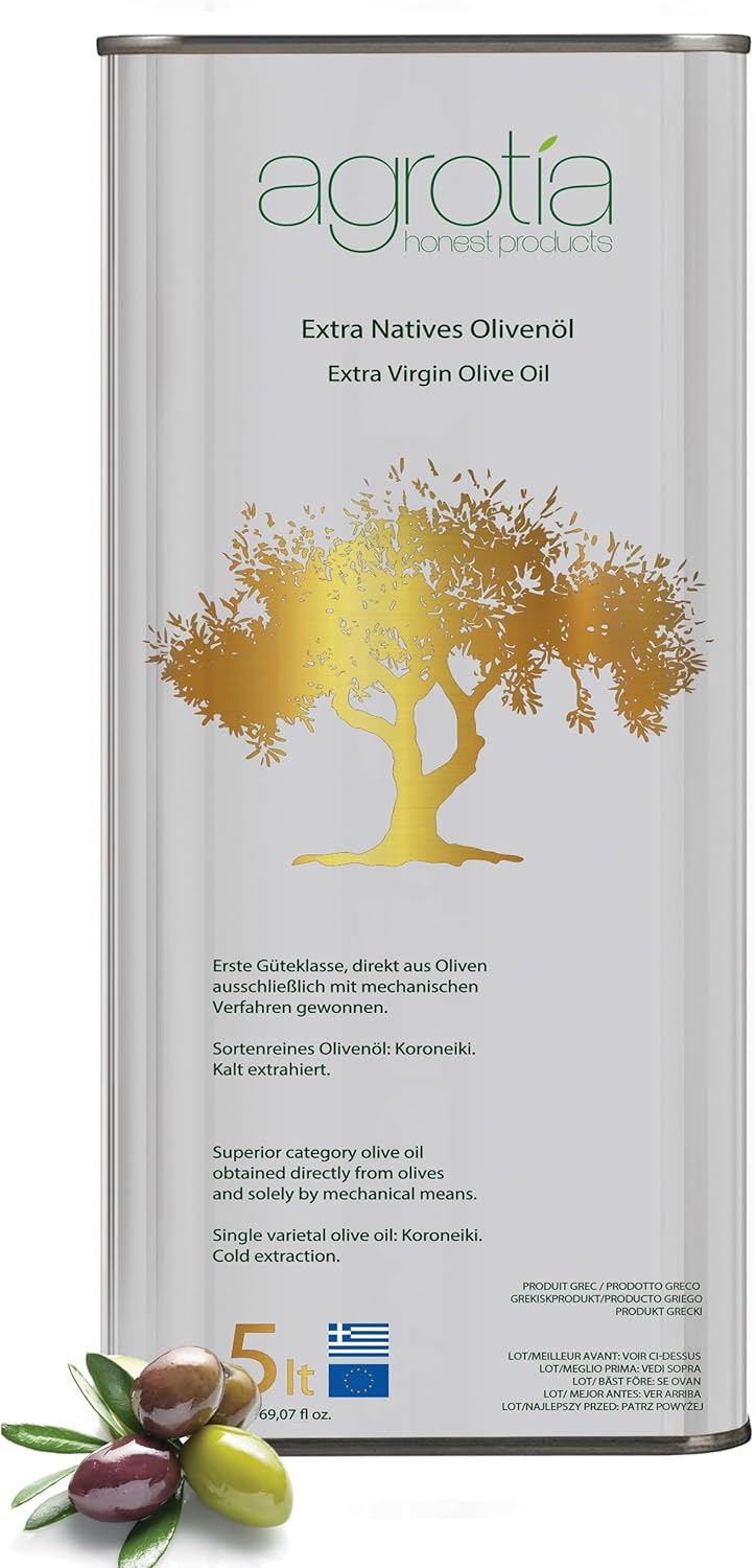 Agrotia | 5 liter extra vierge premium olijfolie uit Kreta
