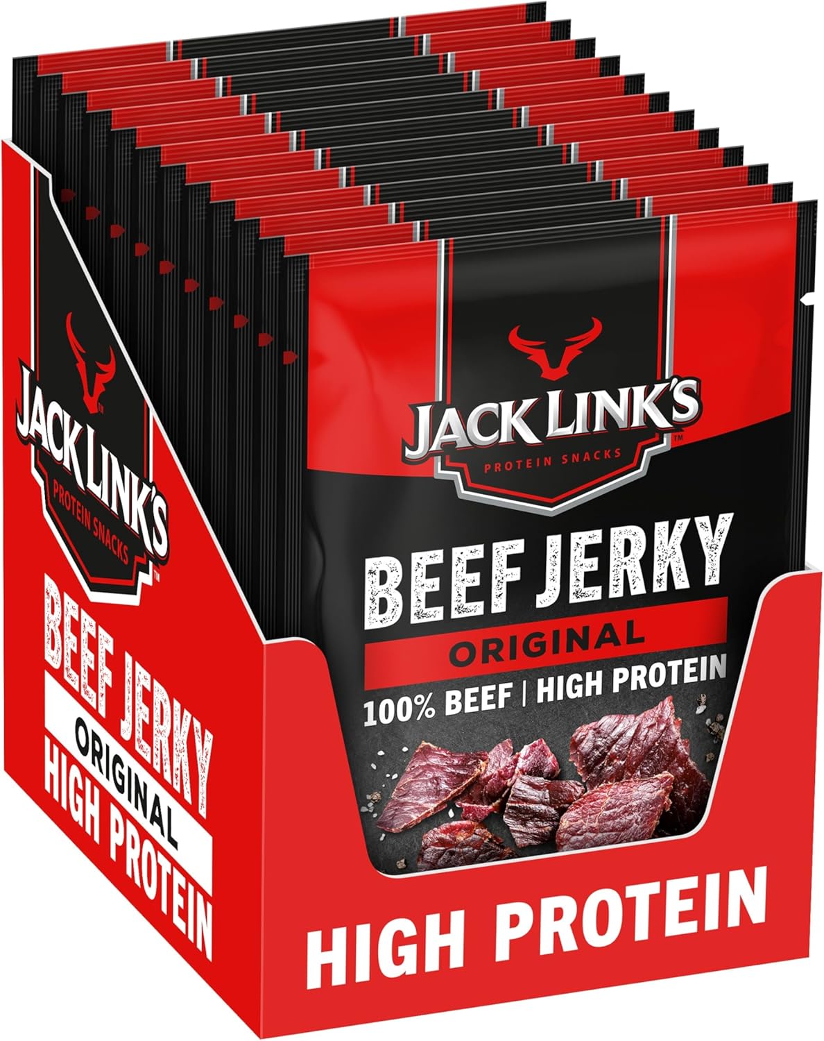Jack Links Beef Jerky Original, 12 stuks (12 x 40 g)