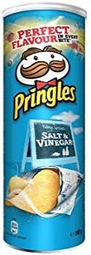 6x Pringles Salt & Vinegar Patatine Zout & Azijn 160g