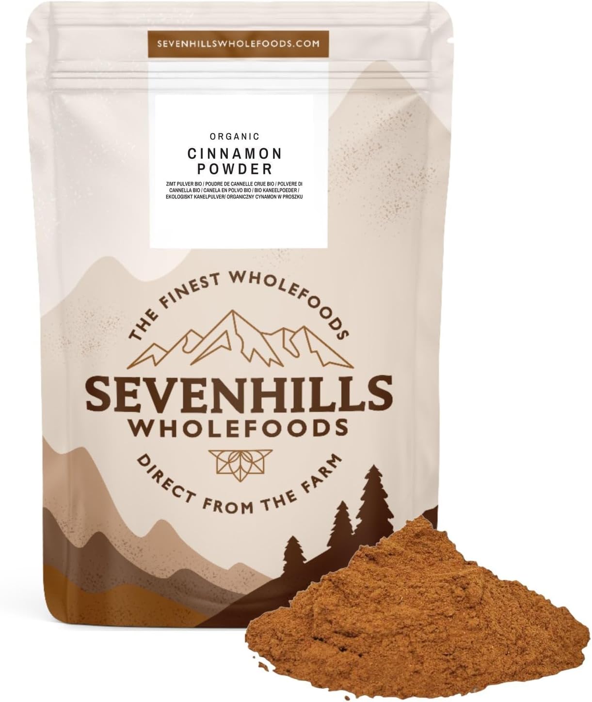 Sevenhills Wholefoods Bio Kaneelpoeder (Ceylon) 1kg