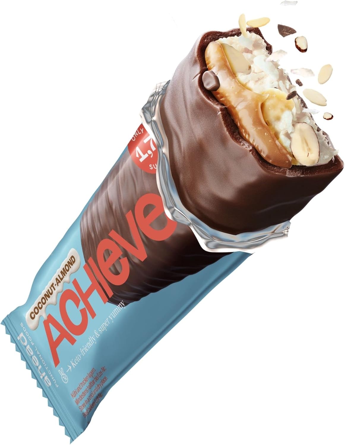 ahead ACHIEVE - Keto-reep - 18 x 35g – Chocolade-kokosnoot