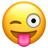 Winking Face with Tongue on Apple iOS 13.3.png