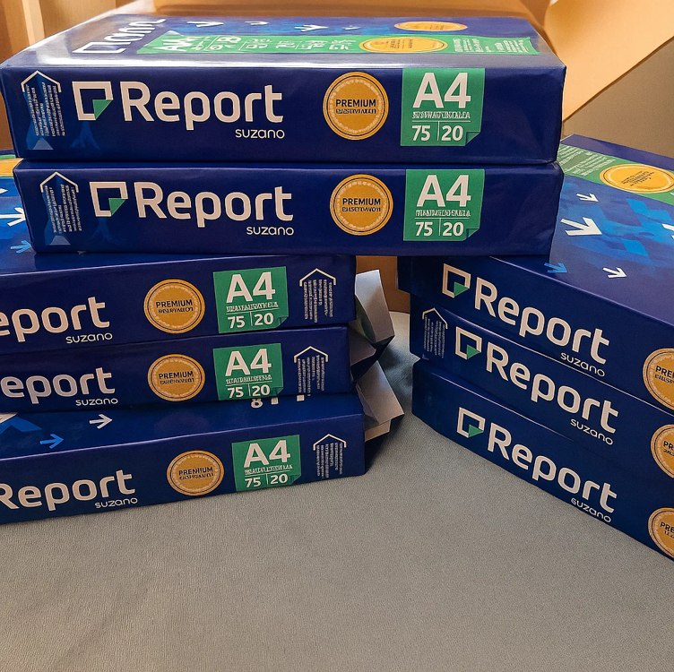 Papel Sulfite Report A4 Branco 75g 500 folhas