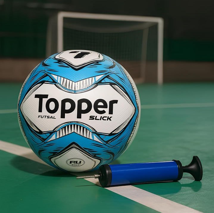 Bola Futsal Topper + Bomba De Ar – Treino/recreação