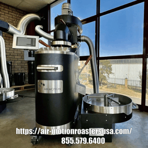 eco friendly coffee roaster.gif