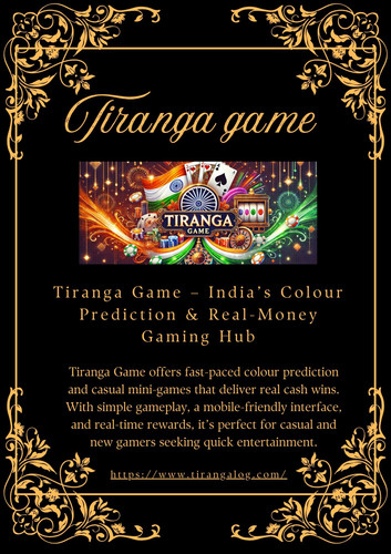 Tiranga Game – India’s Colour Prediction & Real Money Gaming Hub