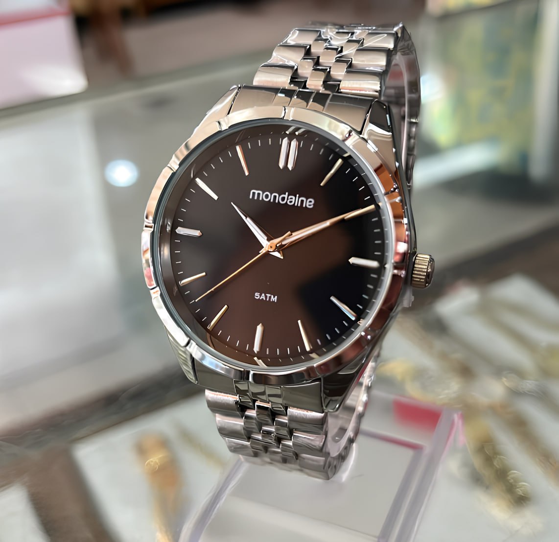 Relógio Masculino Mondaine Prateado 32567g0mvne2