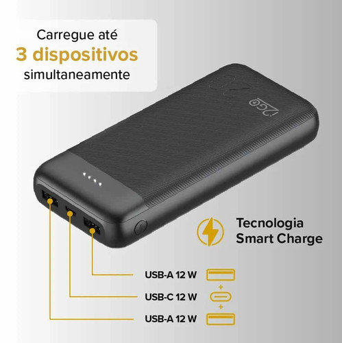 Carregador Portátil Power Bank i2GO 20.000 mah 12W Smart Charge Preto.jpg