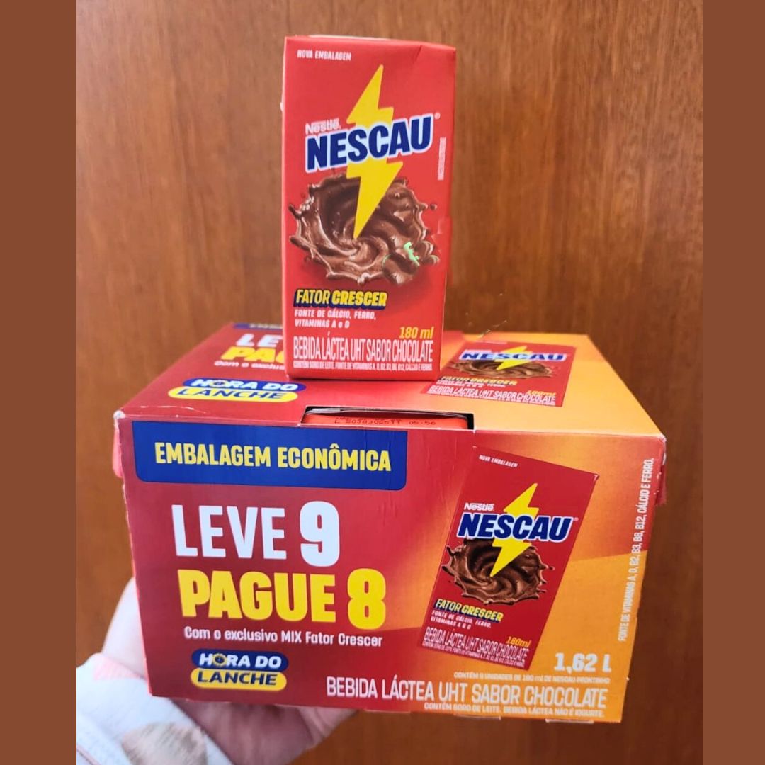 Bebida Láctea Nescau Prontinho 180ml Leve 9 Pague 8
