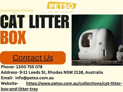 Premium Cat Litter Boxes & Trays – Hygienic, Stylish & Easy to Clean  Petso.jpg