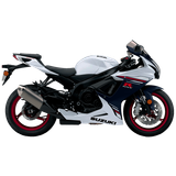 Suzuki GSX R600 Blanca