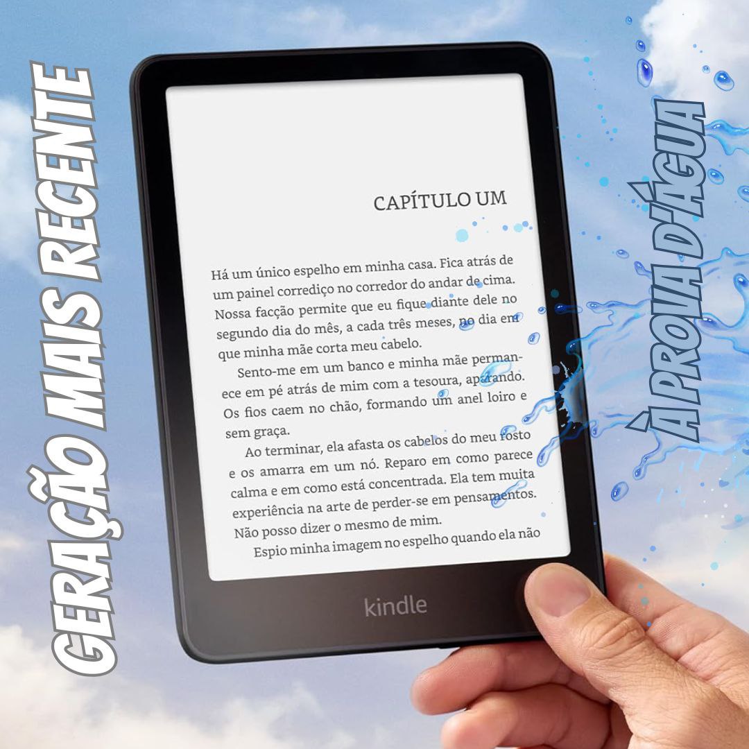 Kindle Paperwhite 16 GB (Geração mais recente) – O Kindle mais rápido já lançado, com nova tela antirreflexo de 7” e bateria que dura semanas