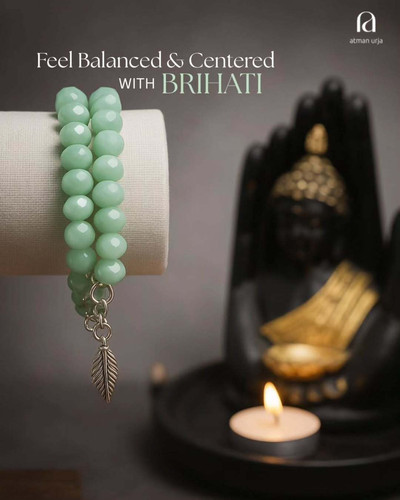 Women’s Sea-Green Stress Relief Bracelet – Brihati by Atman Urja.jpg