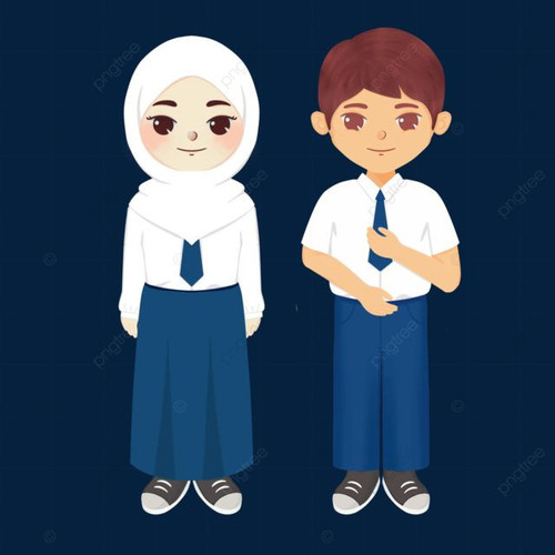 Junior High School Student In White Navy Uniform Illustration, Junior High School, Uniform, Student .jpg