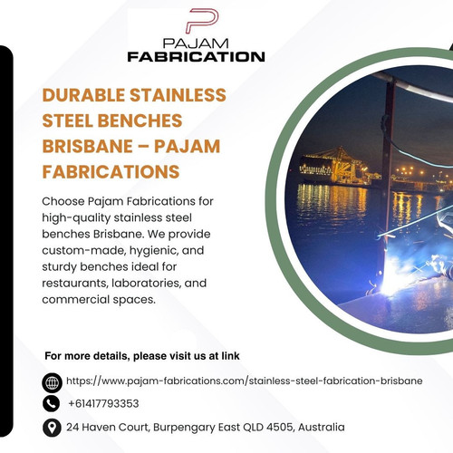 Durable Stainless Steel Benches Brisbane – Pajam Fabrications.1