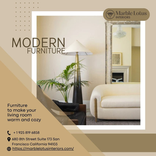 Modern Furniture Marble Lotus Interior.1