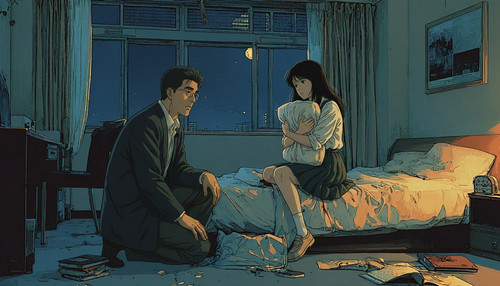 1 09 3：凌乱卧室里，父女隔着沉默.1
