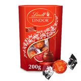 lindt lindor blood orange milk chocolate truffles box 200g