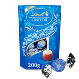 lindt lindor milk white chocolate truffles box 200g