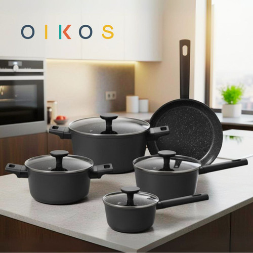 Oikos Jogo Panelas Antiaderente Ultra Ceramic 5 Peças para Fogão por Indução, a Gás, Elétrico e Vitr.jpg