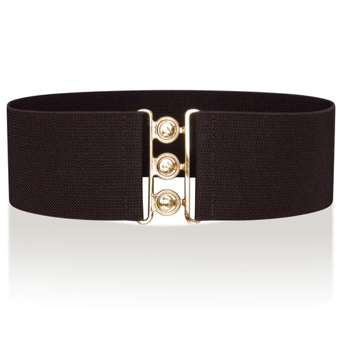 Ro Rox Classic Nurse Belt Dark Brown Gold 1.jpg