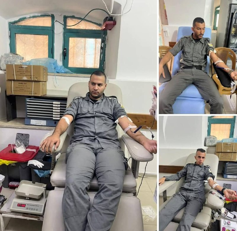 جهاز الأمن الوقائي في مدينة بيت لحم يشارك في حملة التبرع بالدم لأطفال مرضى السرطان....