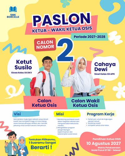 Kuning Meriah Poster Kampanye Pasangan Calon Ketua Osis.png