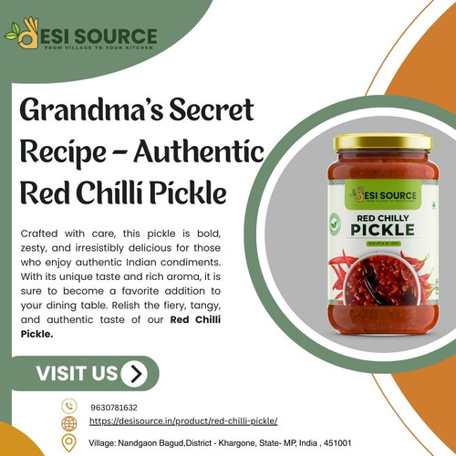 Grandma’s Secret Recipe – Authentic Red Chilli Pickle.jpg