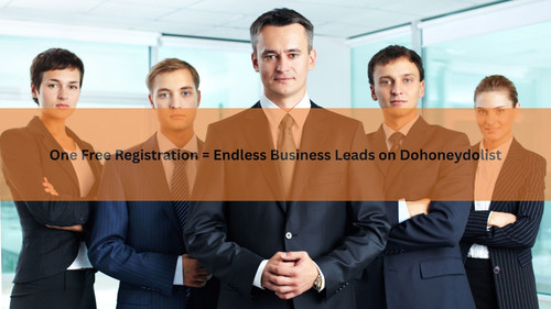 One Free Registration = Endless Business Leads on Dohoneydolist.jpg