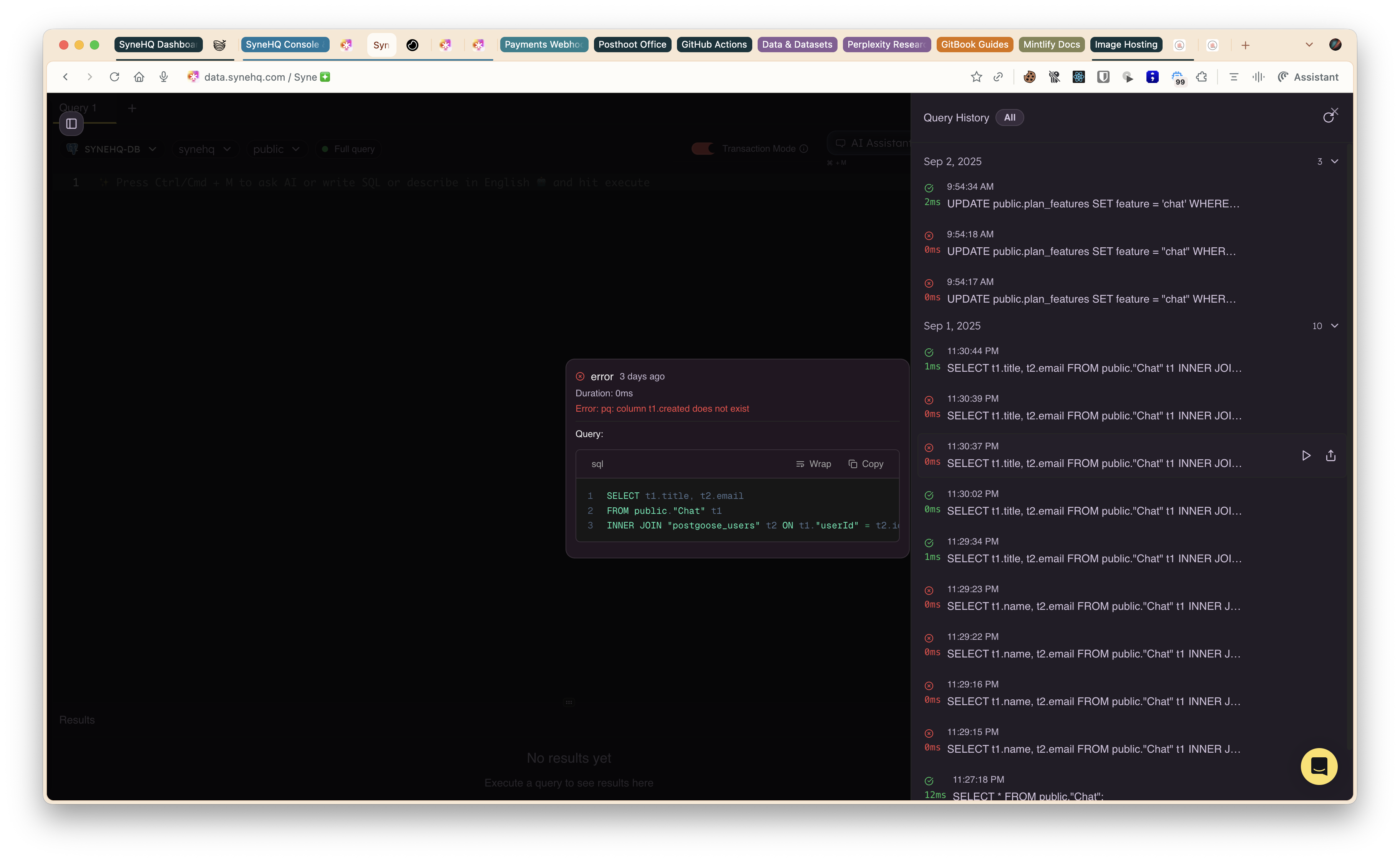 Logs/Errors