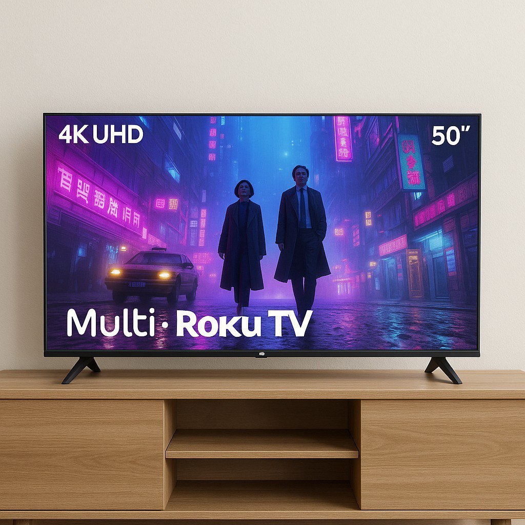 Smart Tv Dled 50 4k Multi Roku 4hdmi 2usb Wi-fi TL083E
