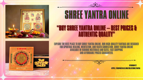 Get Original Shree Yantra Online – Attract Wealth & Positivity”