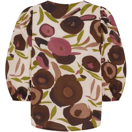 Marta du Chateau dam blus MdcEvelina 58130M Shirt 58130M Brown Print 1 1800x1800.webp