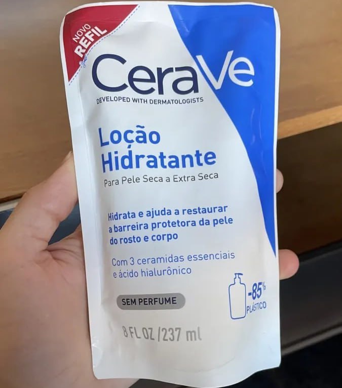 Loção Hidratante Para Pele Seca A Extra Seca Refil 237ml Cerave