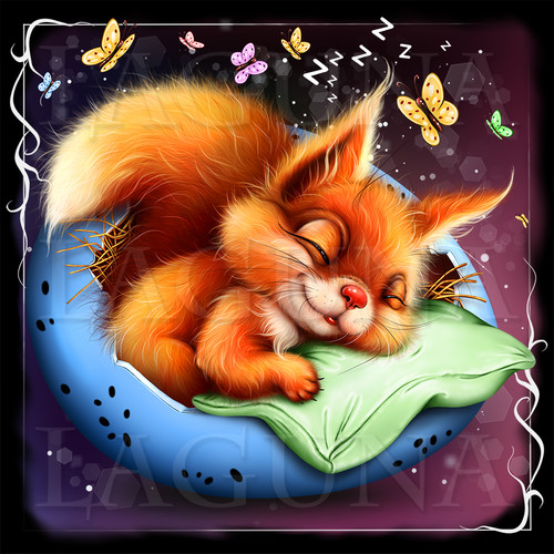easter baby squirrel sleeping in egg.jpg
