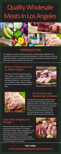 The Anatomy of Quality Meats in Los Angeles Wholesales