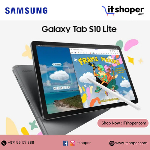 Samsung Galaxy Tab S10 Lite available at itshopercom best electronics store in UAE with s pen and la.jpg